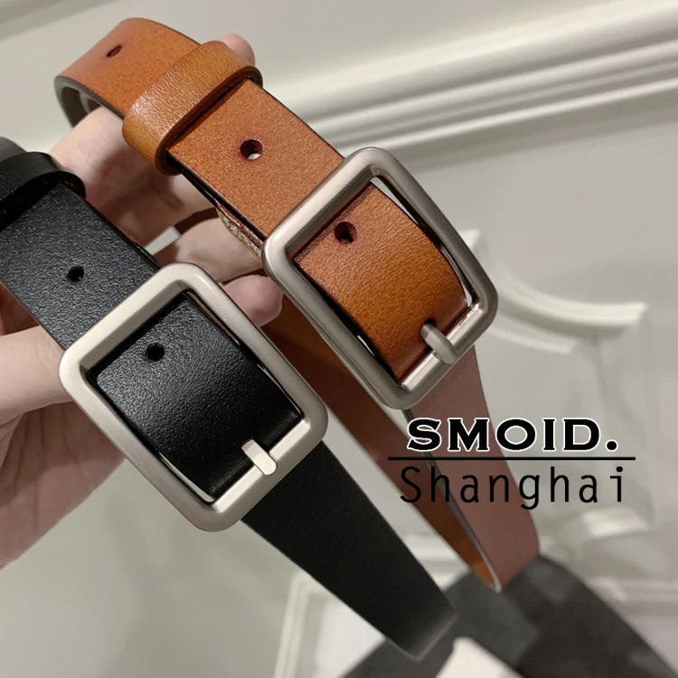 Versatile Retro Square Head Belt Genuine Cowhide High Quality Suitable for All Ages And Genders Smoid Brand Leather Belt
Versatile Retro Square Head Belt Genuine Cowhide High Quality Suitable for All Ages And Genders Smoid Brand Leather Belt