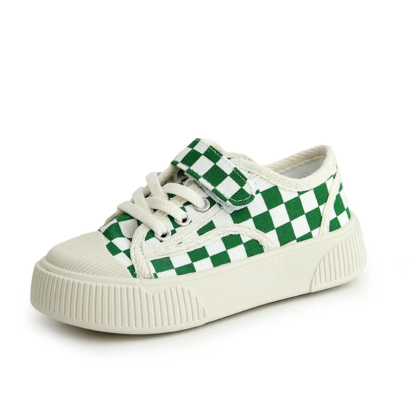 2022 Spring Summer New Children's Canvas Shoes Unisex Fashion Plaid Boys and Girls Korean Version of Fashion Low-top Cloth Shoes
2022 Spring Summer New Children's Canvas Shoes Unisex Fashion Plaid Boys and Girls Korean Version of Fashion Low-top Cloth Shoes