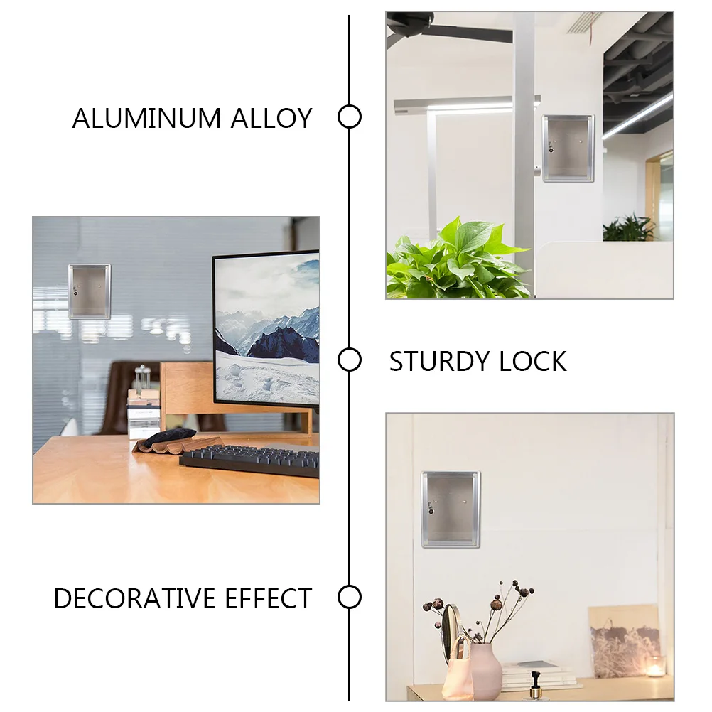 2pcs Transparent Letter Box Metal Wall Mounted Mailbox For Office Classroom Suggestion Voting Lock Box Security
2pcs Transparent Letter Box Metal Wall Mounted Mailbox For Office Classroom Suggestion Voting Lock Box Security