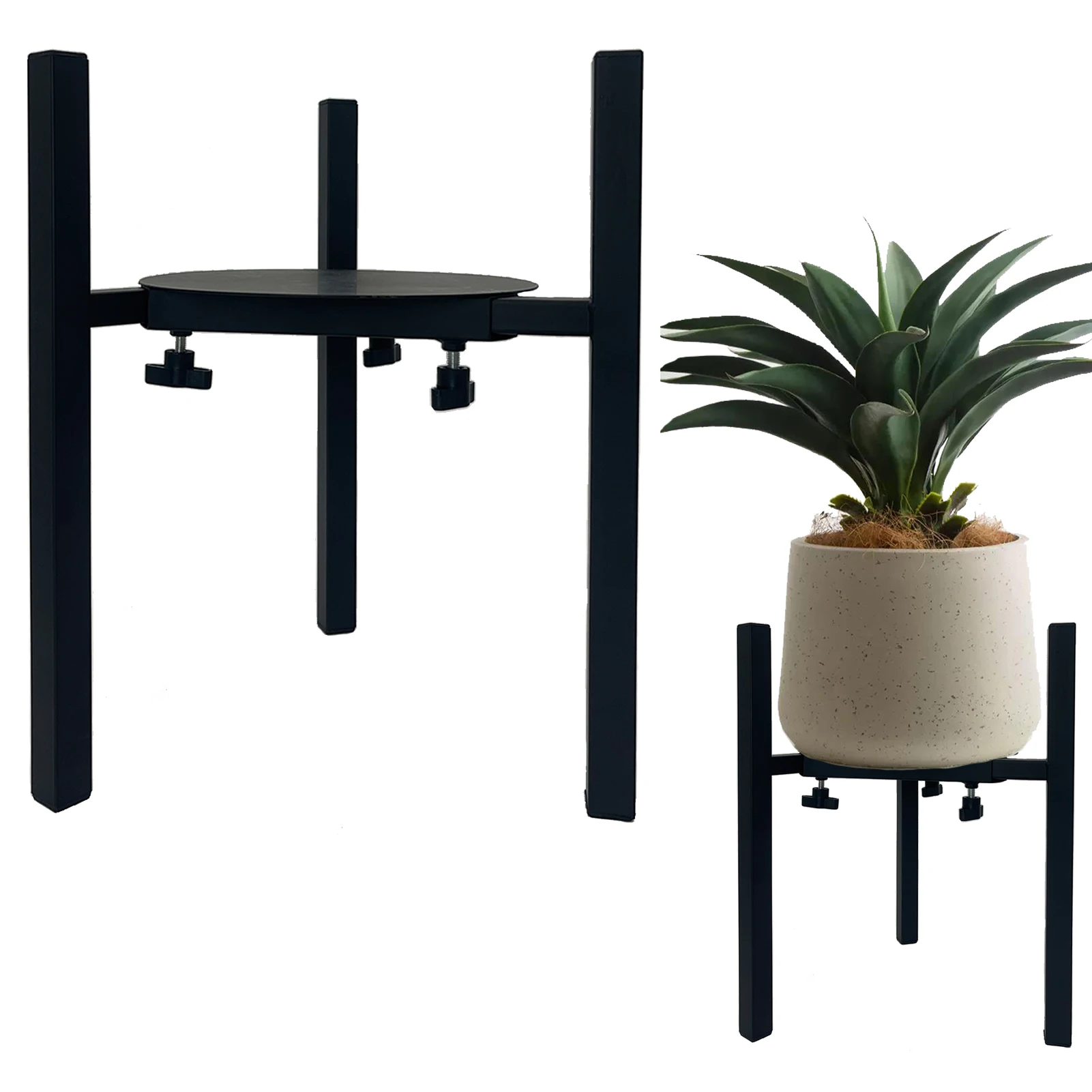 Plant Stand Indoor, Adjustable Metal Plant Holder 8 to 16.2 Inches, Suitable for Most 8 to 16 inch Plant Pots, Single Floor Plan
Plant Stand Indoor, Adjustable Metal Plant Holder 8 to 16.2 Inches, Suitable for Most 8 to 16 inch Plant Pots, Single Floor Plan