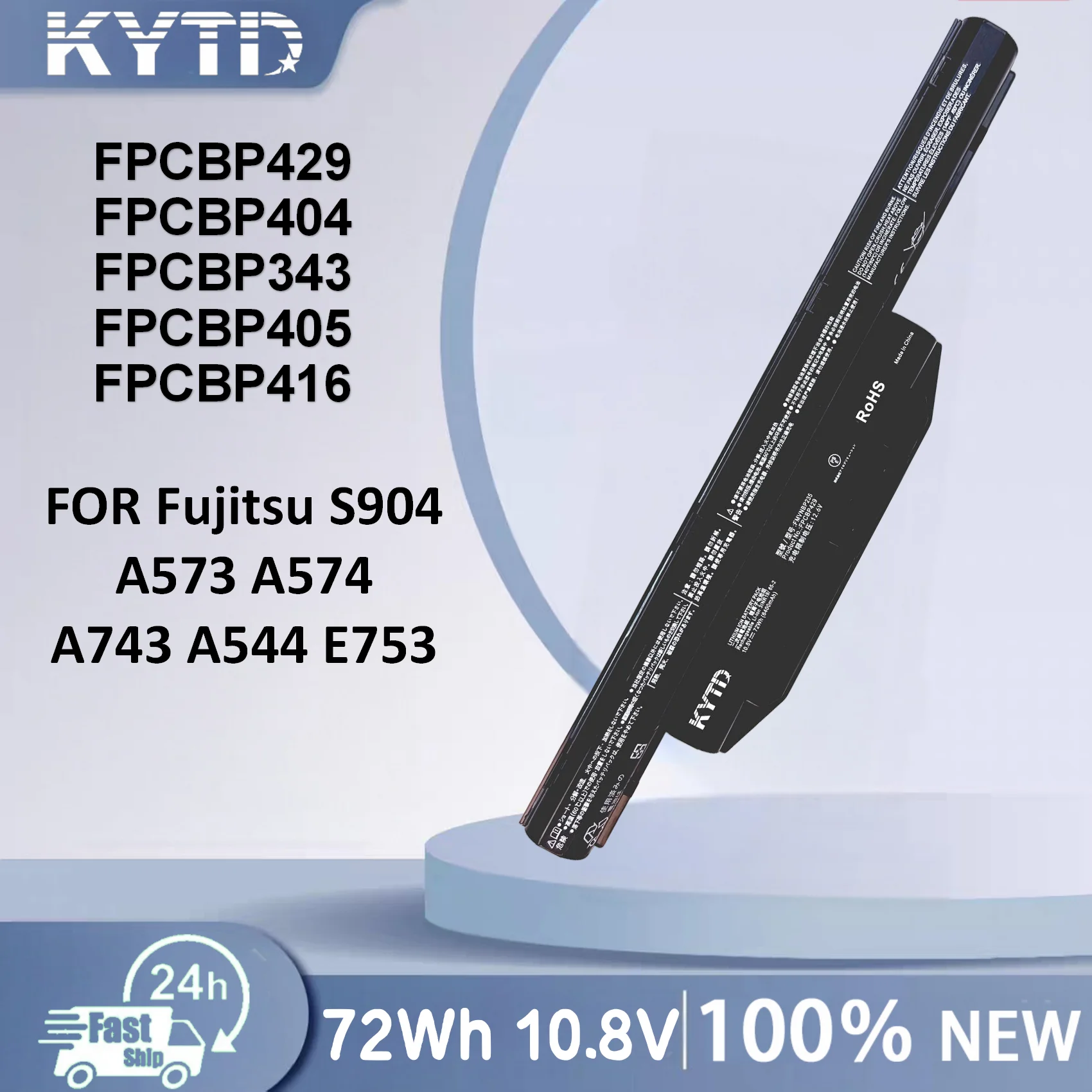 KYTD 6400mAH FPCBP429 Battery for Fujitsu LifeBook A544 AH564 E733 SH904 FFPCBP426 FPCBP404 FPCBP416 FPCBP434 FPCBP405 72WH
KYTD 6400mAH FPCBP429 Battery for Fujitsu LifeBook A544 AH564 E733 SH904 FFPCBP426 FPCBP404 FPCBP416 FPCBP434 FPCBP405 72WH