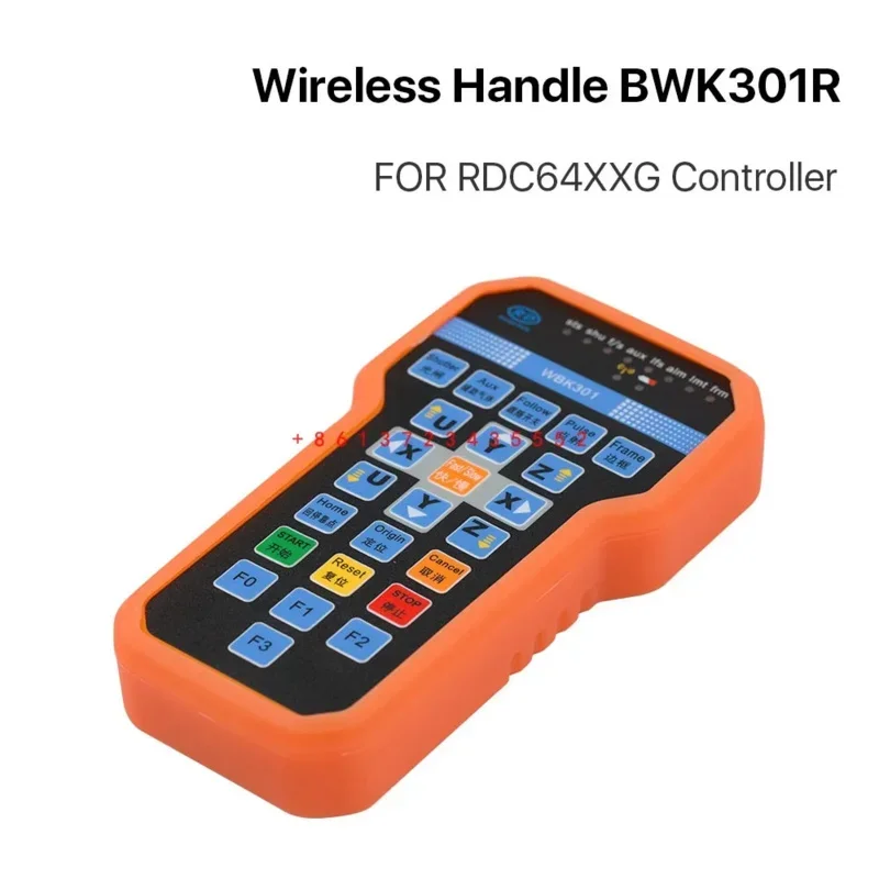 CNC Ruida Wireless Operating Handle BWK301R BWK 301T for RDC6442G RDC6442S RDC6432G CO2 Laser Controller
CNC Ruida Wireless Operating Handle BWK301R BWK 301T for RDC6442G RDC6442S RDC6432G CO2 Laser Controller