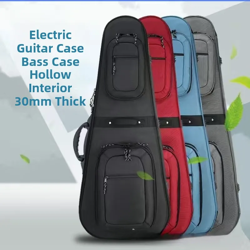 Thiened oproof Guitar Bass Bag Explosive Zipper Hollow Board Instrument Bapa Can Be Used as a Laptop Bag
Thiened oproof Guitar Bass Bag Explosive Zipper Hollow Board Instrument Bapa Can Be Used as a Laptop Bag