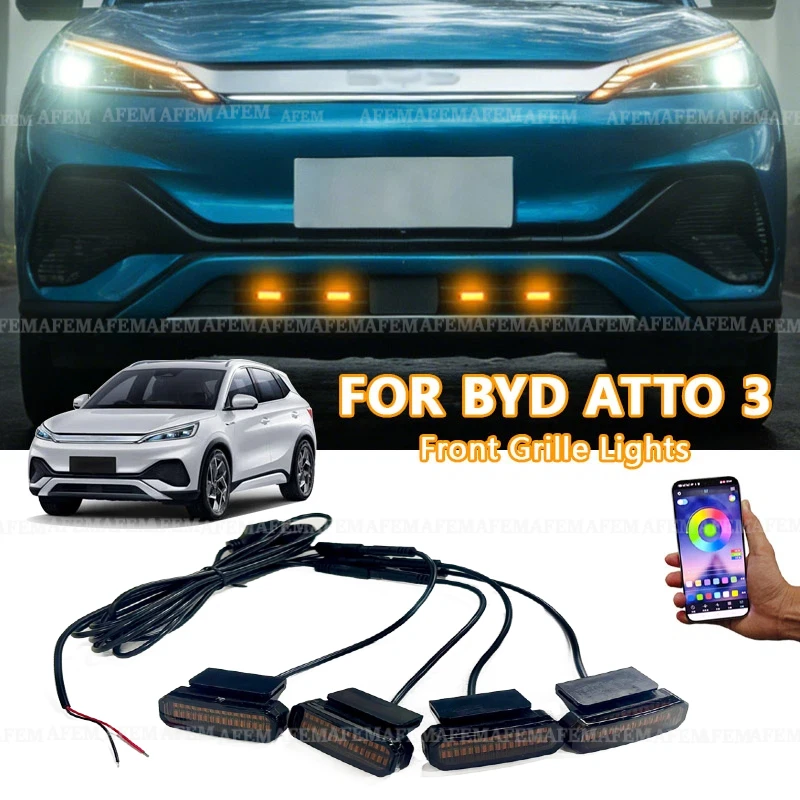 FOR BYD ATTO 3 LED Car Lights Front Grille LED Light Safety Warning Light Harness Car Accessories LED Signal Lamps
FOR BYD ATTO 3 LED Car Lights Front Grille LED Light Safety Warning Light Harness Car Accessories LED Signal Lamps