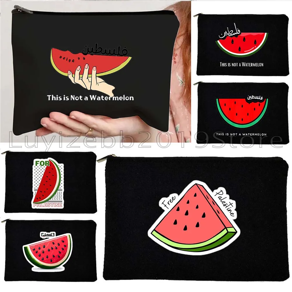 Cute Fruit This Is Not A Watermelon Art Canvas Cosmetic Makeup Toilet Bag Pencil Case Zipper Pouch Key Coin Purse Storage Gifts
Cute Fruit This Is Not A Watermelon Art Canvas Cosmetic Makeup Toilet Bag Pencil Case Zipper Pouch Key Coin Purse Storage Gifts