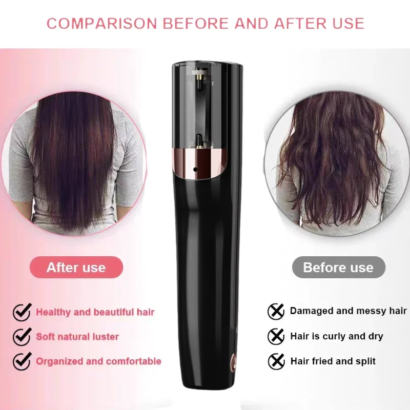 Hair ends Trimmer Split Remover Dry Damaged Brittle Professional Automatic Trim Split for Women Cordless Hair cutting machine
Hair ends Trimmer Split Remover Dry Damaged Brittle Professional Automatic Trim Split for Women Cordless Hair cutting machine