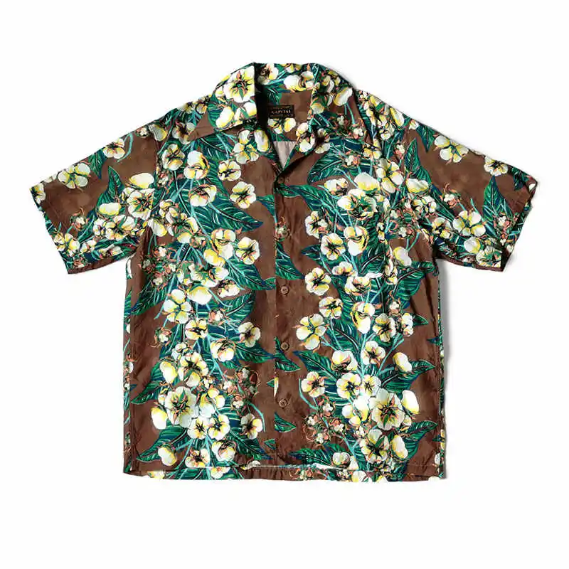 24SS KAPITAL Hirata Style Floral Print Japanese Full Printed Casual Short Sleeved Shirt for Men and Women
24SS KAPITAL Hirata Style Floral Print Japanese Full Printed Casual Short Sleeved Shirt for Men and Women
