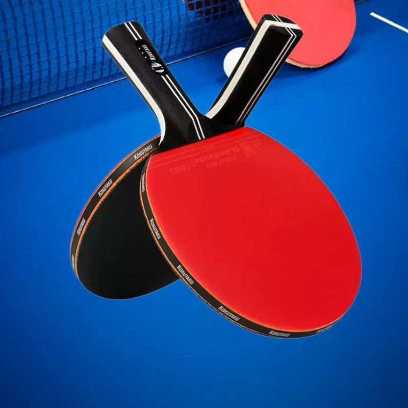 KOKUTAKU 3/4/5/6/7/8/9 Star Table Tennis Racket Set - Dual Inverted Rubber Beginner Kit with Case Student Training/Match
KOKUTAKU 3/4/5/6/7/8/9 Star Table Tennis Racket Set - Dual Inverted Rubber Beginner Kit with Case Student Training/Match