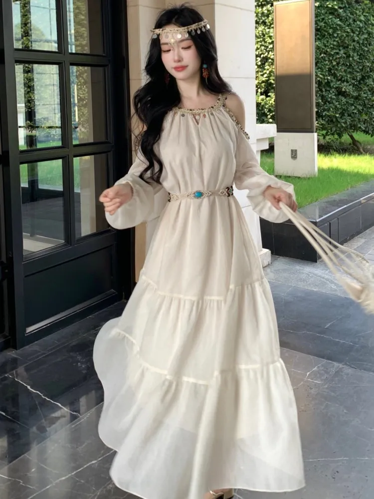 Autumn Women Fashion Elegant and Chic Midi Party Dress Casual Long Sleeve Vintage A-Line Birthday Dresses Female Clothes New
Autumn Women Fashion Elegant and Chic Midi Party Dress Casual Long Sleeve Vintage A-Line Birthday Dresses Female Clothes New