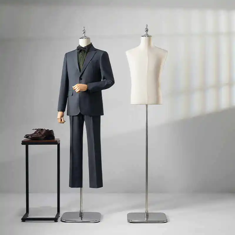 Iron Base Male Mannequin, Half Body Suit Display Stand for Store Window,Spring Arm Full Body Dress Form,Adjustable Clothing Rack
Iron Base Male Mannequin, Half Body Suit Display Stand for Store Window,Spring Arm Full Body Dress Form,Adjustable Clothing Rack