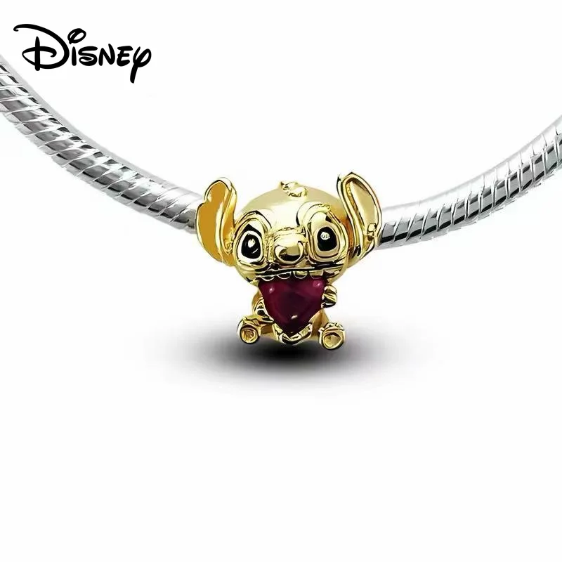 Disney 925 Silver Stitch And The Rose Charms Beads Fits 3mm Original Bracelet Necklace DIY Festival Birthday Women's Fashio Gift
Disney 925 Silver Stitch And The Rose Charms Beads Fits 3mm Original Bracelet Necklace DIY Festival Birthday Women's Fashio Gift