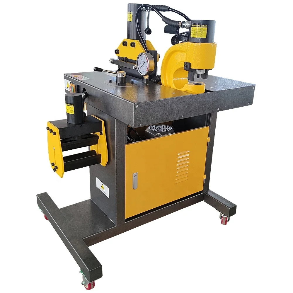 Многофункциональный гидравлический станок «4 в 1» для обработки шин: резка, гибка, пробивка отверстий, обжим с гидравлическим приводом
Многофункциональный гидравлический станок «4 в 1» для обработки шин: резка, гибка, пробивка отверстий, обжим с гидравлическим приводом