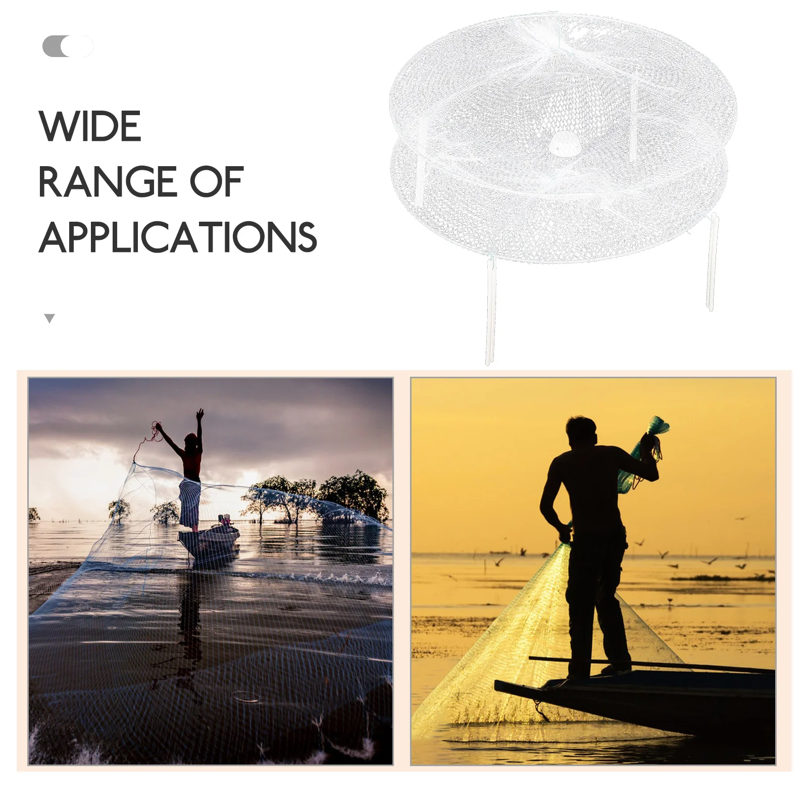 Shrimp Cage Fishing Net White Nets Baskets Round Lobster Net Shrimp Trap Durable Nylon Portable Storage Outdoor
Shrimp Cage Fishing Net White Nets Baskets Round Lobster Net Shrimp Trap Durable Nylon Portable Storage Outdoor