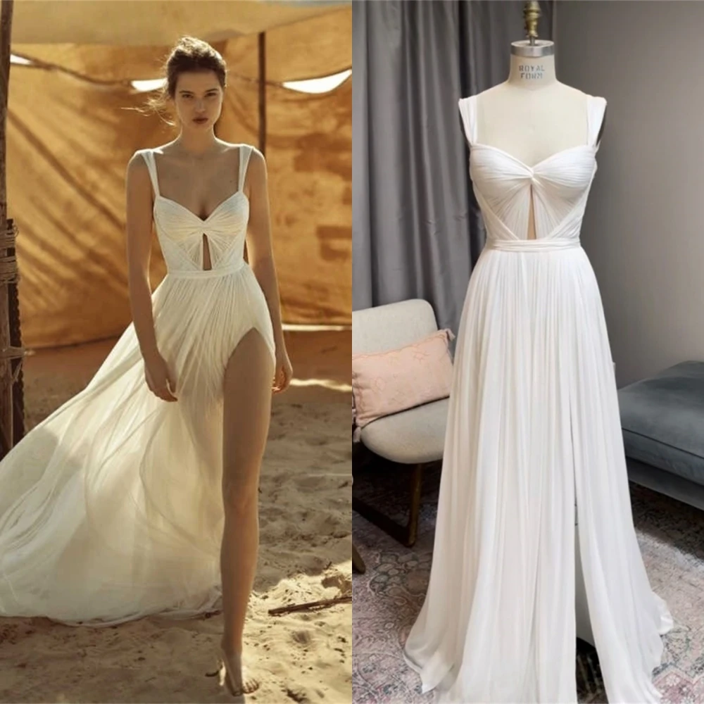Customized Elegant Graceful White Chiffon Evening Dress Delicate Strapless Spaghetti Straps Prom Dress Fashion Party Dress
Customized Elegant Graceful White Chiffon Evening Dress Delicate Strapless Spaghetti Straps Prom Dress Fashion Party Dress