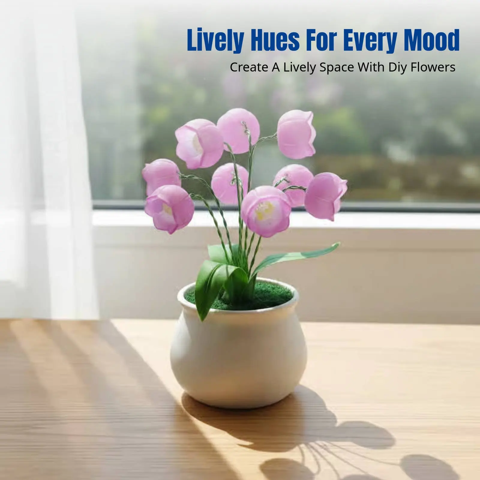 DIY Lily of the Valley Material Kit, Creative Handmade Pot, Teacher's Day Gift, Home & Car Decoration
DIY Lily of the Valley Material Kit, Creative Handmade Pot, Teacher's Day Gift, Home & Car Decoration