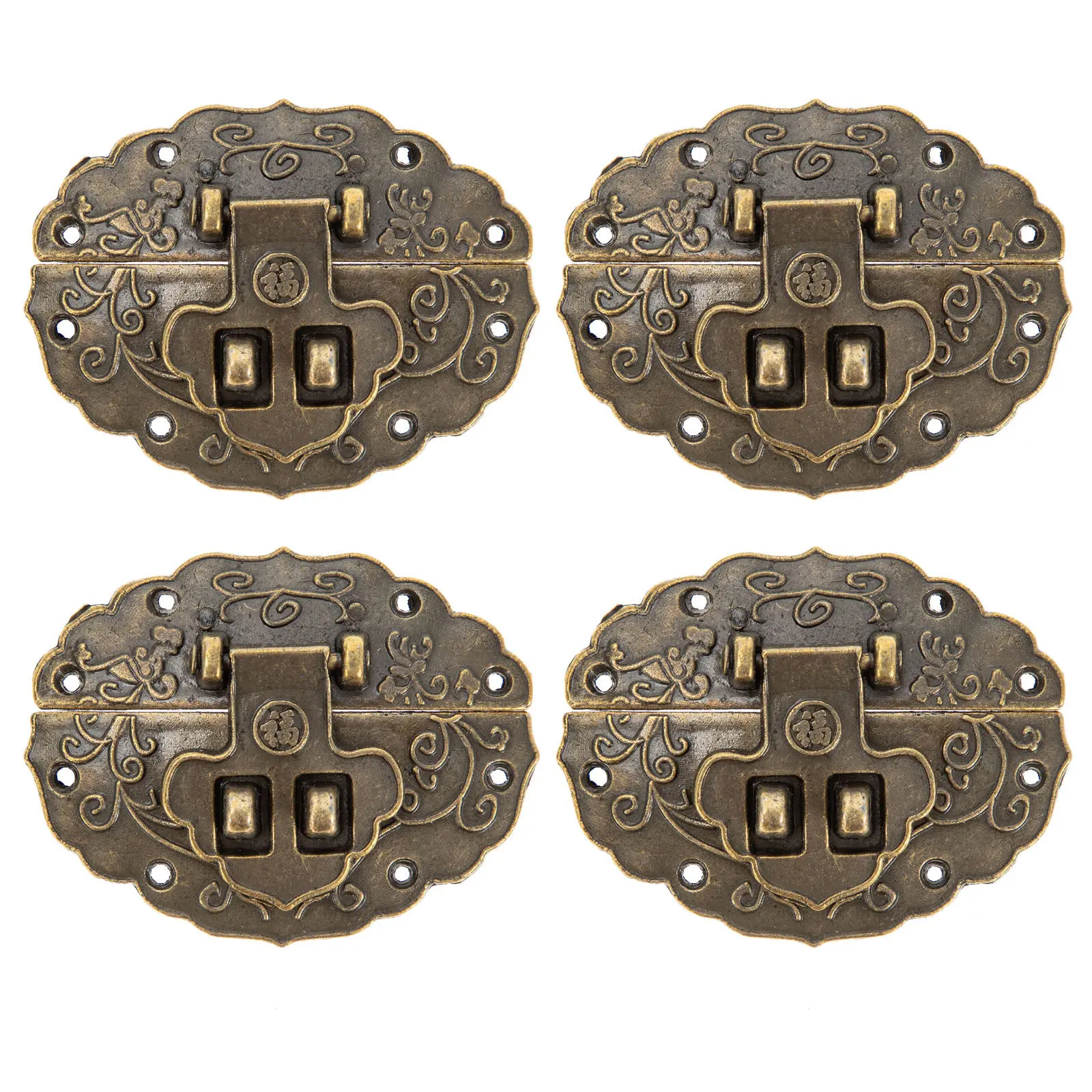 4Pcs Vintage Jewelry Box Buckles Zinc Alloy Retro Lock Buckle for Wooden Gift Case Jewelry Storage Decorative Hardware
4Pcs Vintage Jewelry Box Buckles Zinc Alloy Retro Lock Buckle for Wooden Gift Case Jewelry Storage Decorative Hardware