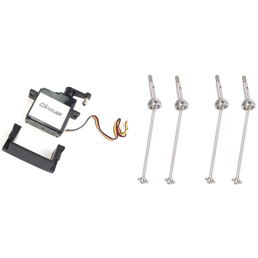 A63T-1Pcs Upgrade 5 Wire Servo With Mount Base & 4Pcs Metal Drive Shaft For Wltoys 144001 1/14 4Wd Rc Car Vehicle Parts
A63T-1Pcs Upgrade 5 Wire Servo With Mount Base & 4Pcs Metal Drive Shaft For Wltoys 144001 1/14 4Wd Rc Car Vehicle Parts