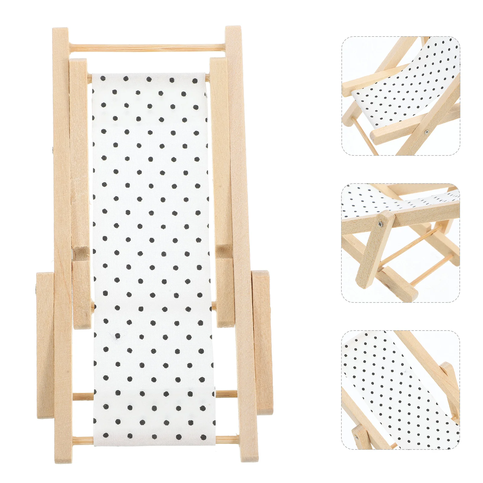 Miniature Furniture Chair Beach Lounge for Decoration Model Cloth Foldable Chaise
Miniature Furniture Chair Beach Lounge for Decoration Model Cloth Foldable Chaise