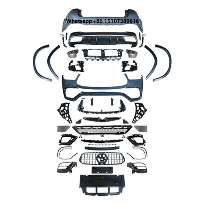 For GLE Class G63 Body Kit Front/Rear Bumper with Fog Light Cut-Outs Bolt-On Upgrade for 2016 New
For GLE Class G63 Body Kit Front/Rear Bumper with Fog Light Cut-Outs Bolt-On Upgrade for 2016 New