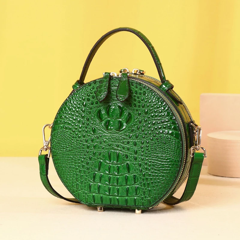 2026 Sunmer New Fashion Round Bag Women's Handbag Cowhie Leather Women's Bag Luxury Designer Genuine Leather Female Bag
2026 Sunmer New Fashion Round Bag Women's Handbag Cowhie Leather Women's Bag Luxury Designer Genuine Leather Female Bag