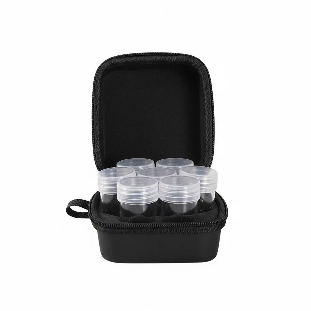 EVA 7 Bottles Storage Case Dust-proof Hard Shell Insulin Organizer Waterproof Wear-resistant Box Storage Case for Home
EVA 7 Bottles Storage Case Dust-proof Hard Shell Insulin Organizer Waterproof Wear-resistant Box Storage Case for Home