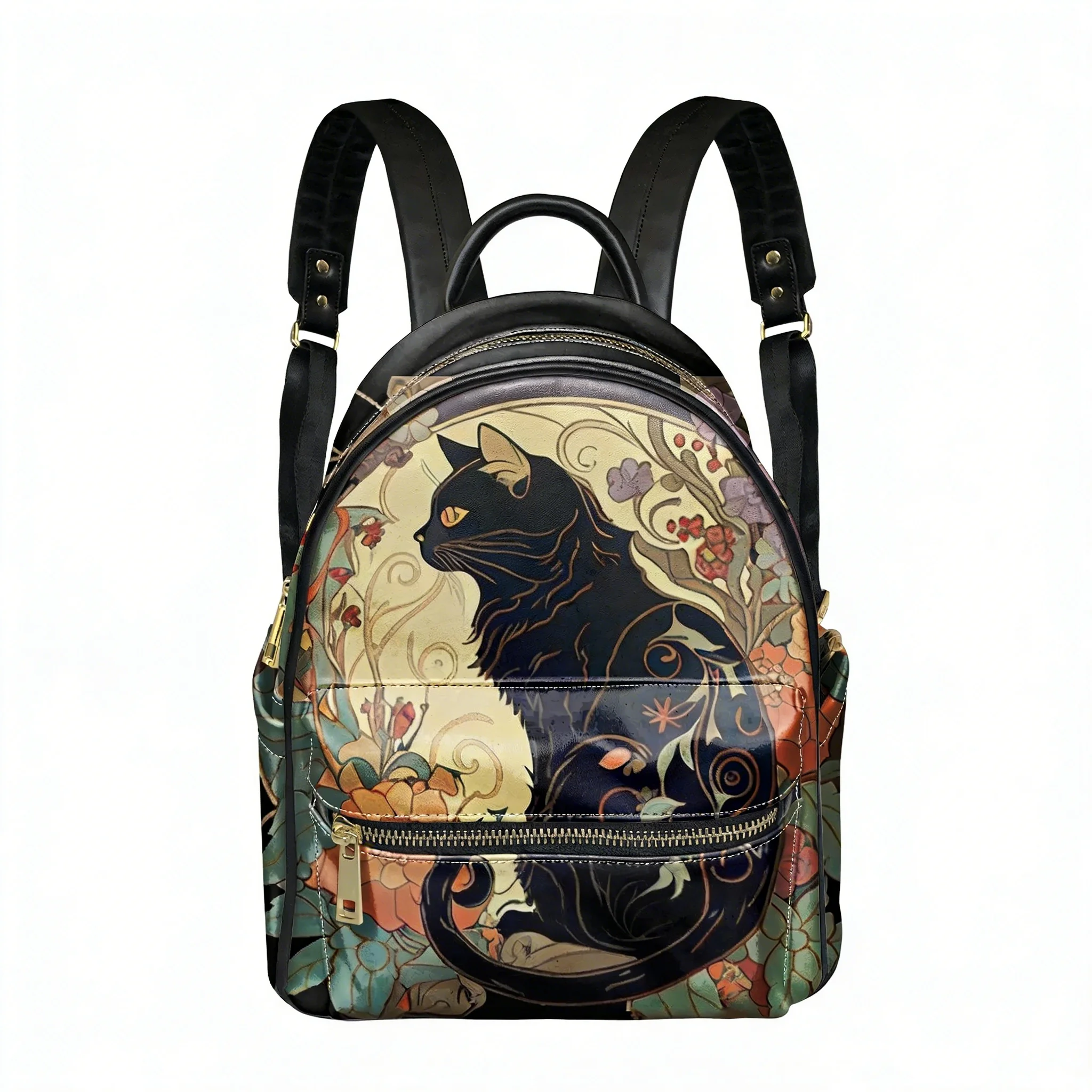 Retro Literary Noble Black Cat Backpack Women Men Personalized Double Shoulder Bag Business Travel Bookbag Rucksack Gift Daypack
Retro Literary Noble Black Cat Backpack Women Men Personalized Double Shoulder Bag Business Travel Bookbag Rucksack Gift Daypack