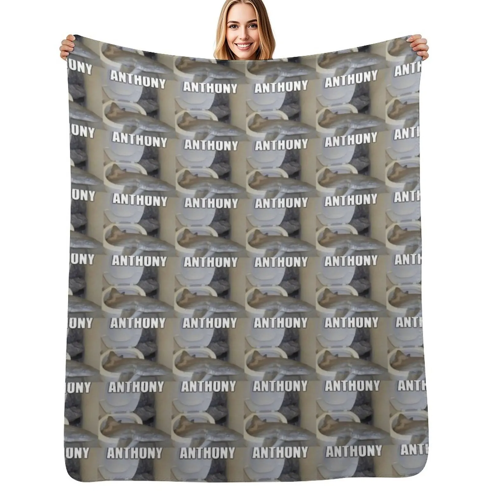 Anthony shark in toilet meme sticker Throw Blanket Stylish Warm Blanket for Living Room Bedroom
Anthony shark in toilet meme sticker Throw Blanket Stylish Warm Blanket for Living Room Bedroom