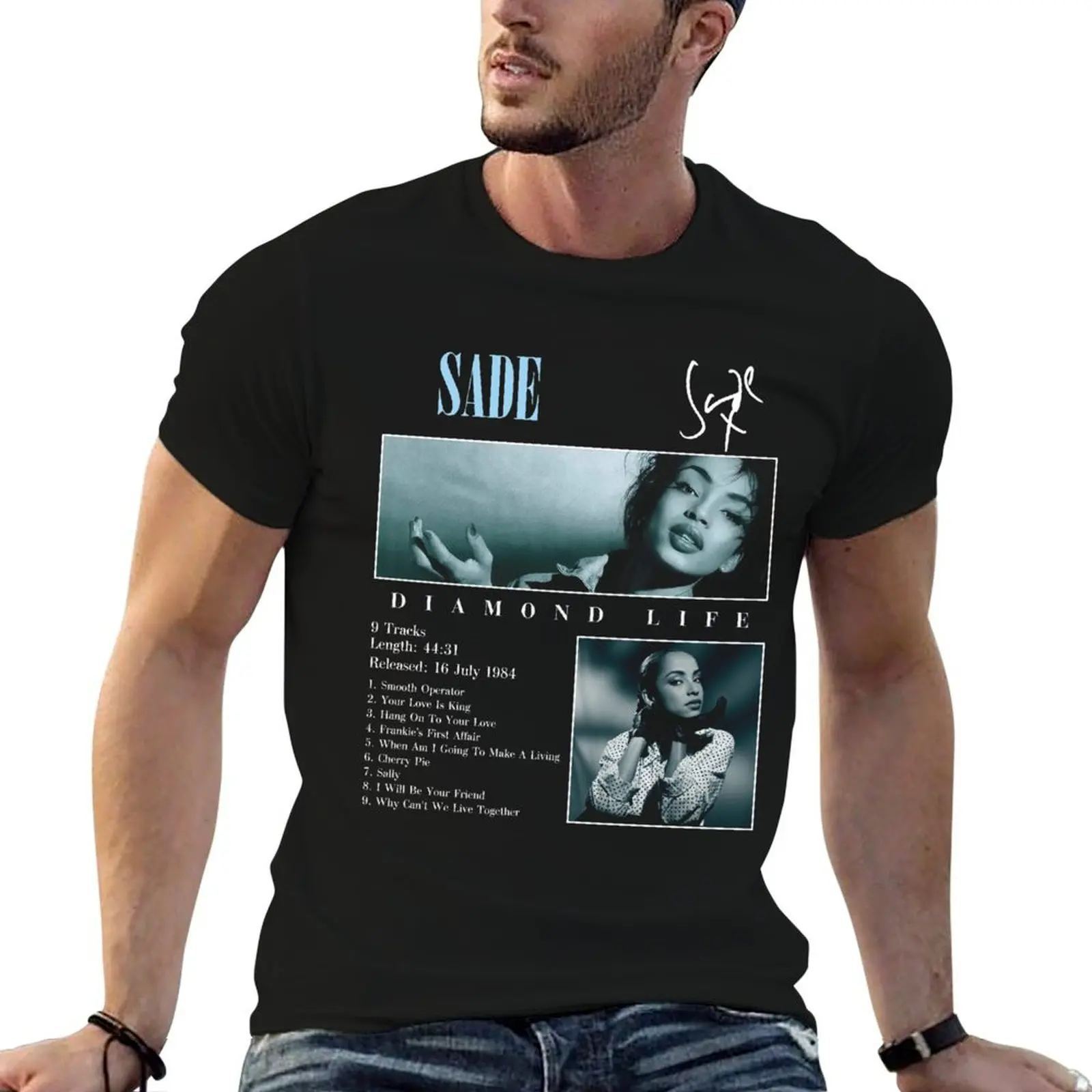 Sade Diamond Vintage Singer Tour Concert T-Shirt t shirts for man graphic tees anime tshirt T-Shirt
Sade Diamond Vintage Singer Tour Concert T-Shirt t shirts for man graphic tees anime tshirt T-Shirt