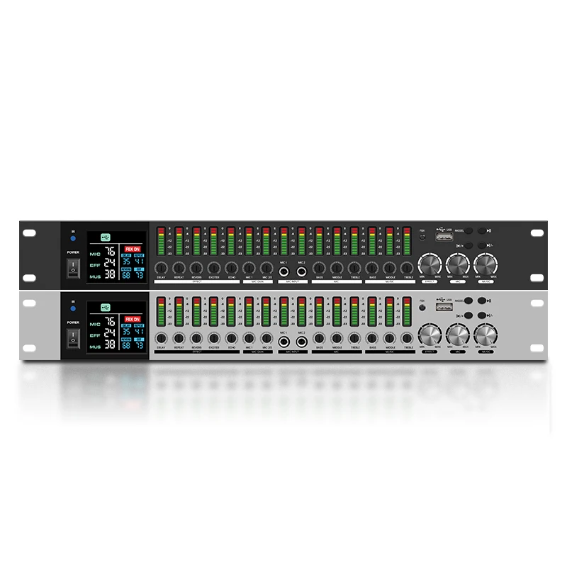 Stage Performance Display Digital Effects Equalizer Karaoke System Sound Effector Audio Processor KTV Pre-effector
Stage Performance Display Digital Effects Equalizer Karaoke System Sound Effector Audio Processor KTV Pre-effector