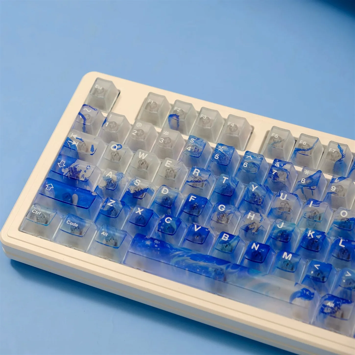 Cherry Profile ABS Frosted Transparent Wave Keycaps 87 Keys for 64 68 75 84 87 Mechanical Keyboard
Cherry Profile ABS Frosted Transparent Wave Keycaps 87 Keys for 64 68 75 84 87 Mechanical Keyboard