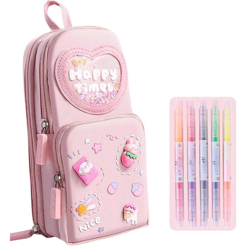 Mini Backpack Pencil Case Art Marker Storage Canvas Makeup Pocket Small Gadget Bag Organizer Random Free of Highlighters
Mini Backpack Pencil Case Art Marker Storage Canvas Makeup Pocket Small Gadget Bag Organizer Random Free of Highlighters