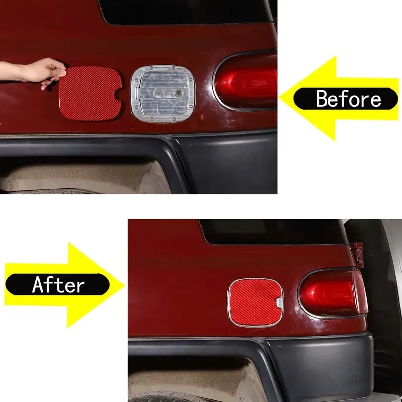 For Toyota FJ cruiser soft carbon fiber car fuel tank cover panel decorative sticker car exterior scratch-resistant accessories
For Toyota FJ cruiser soft carbon fiber car fuel tank cover panel decorative sticker car exterior scratch-resistant accessories