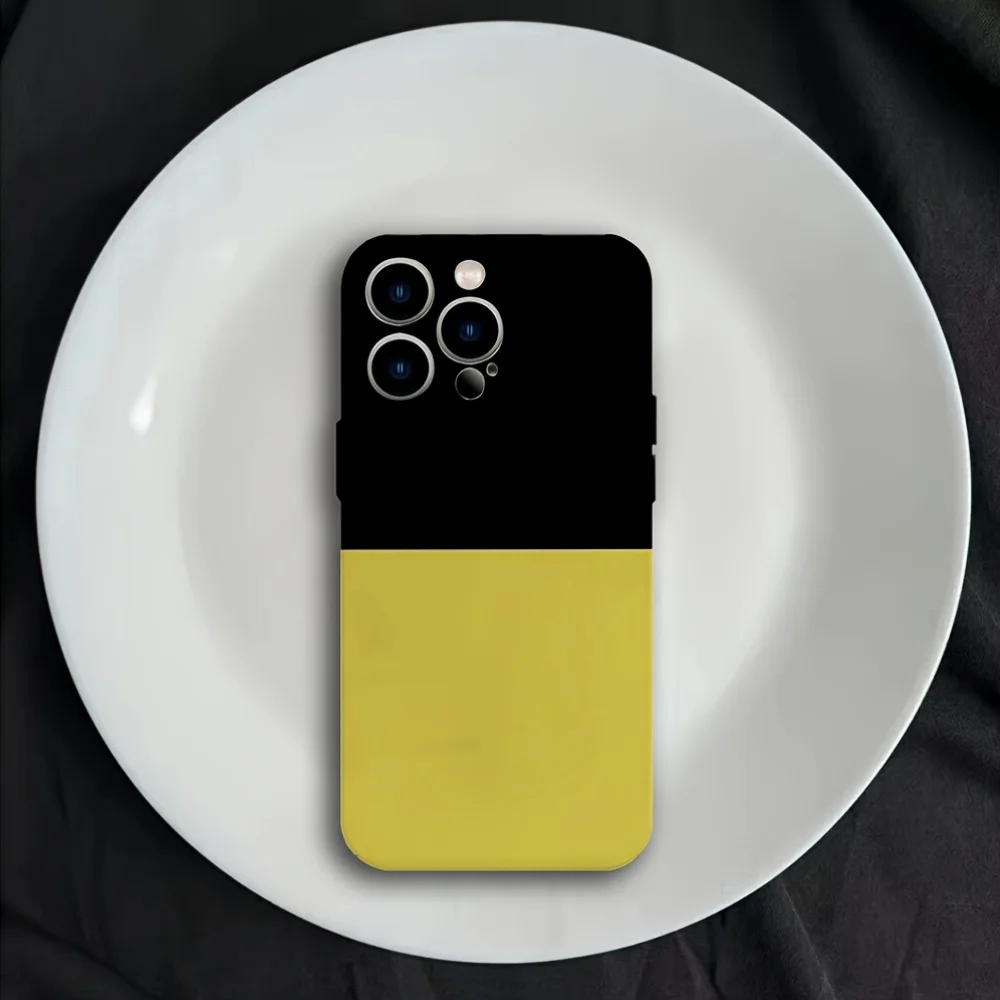 Two tone yellow black phone case suitable for iPhone 17 16 15 14 13 12 11 Pro/Max/Plus shockproof hard case back cover
Two tone yellow black phone case suitable for iPhone 17 16 15 14 13 12 11 Pro/Max/Plus shockproof hard case back cover