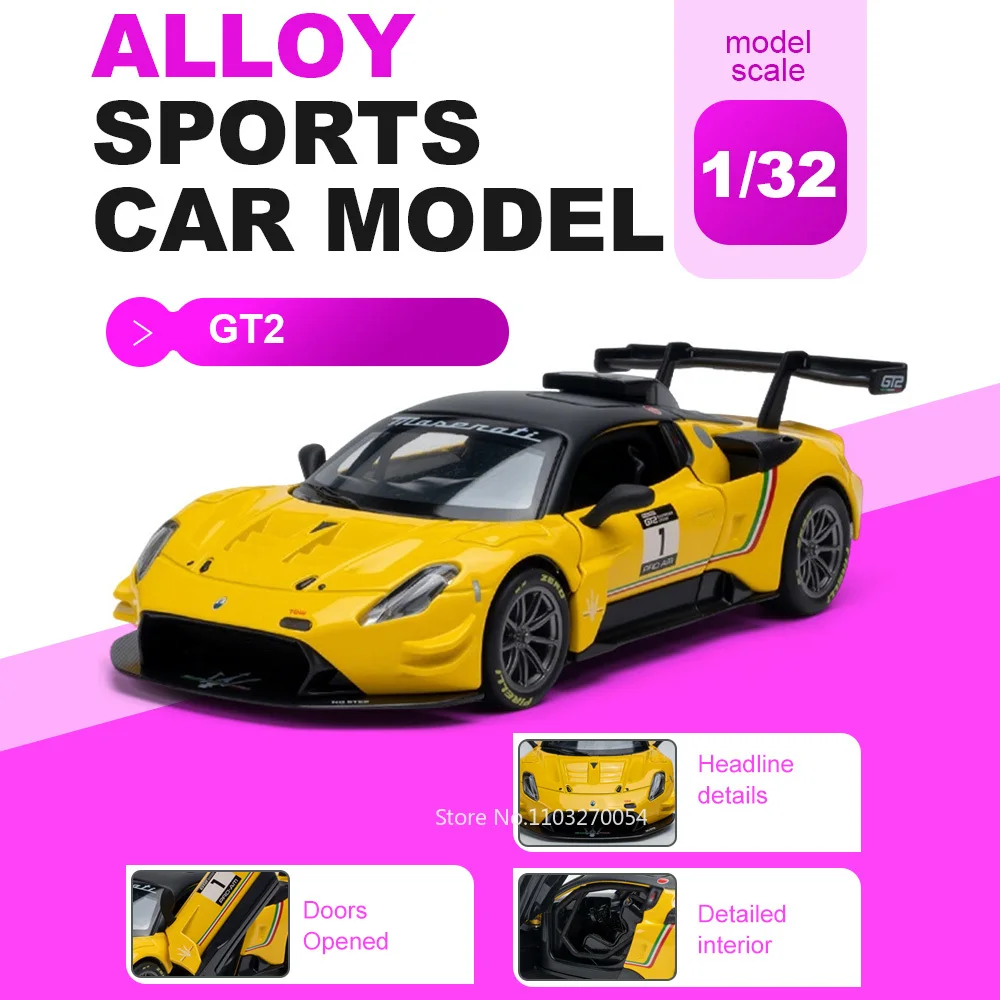 Модель автомобиля 1:32 GT2 Valkyrie, литая под давлением, из сплава, с резиновыми шинами, открывающимися дверями, миниатюрная модель, отличный подарок на День защиты детей
Модель автомобиля 1:32 GT2 Valkyrie, литая под давлением, из сплава, с резиновыми шинами, открывающимися дверями, миниатюрная модель, отличный подарок на День защиты детей