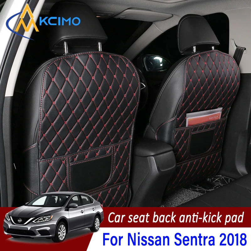 For Nissan Sentra 2018 PU Leather Car Anti-Kick Pad Car Seat Back Protector Cover Back Seat Organizer with Storage Pocket
For Nissan Sentra 2018 PU Leather Car Anti-Kick Pad Car Seat Back Protector Cover Back Seat Organizer with Storage Pocket