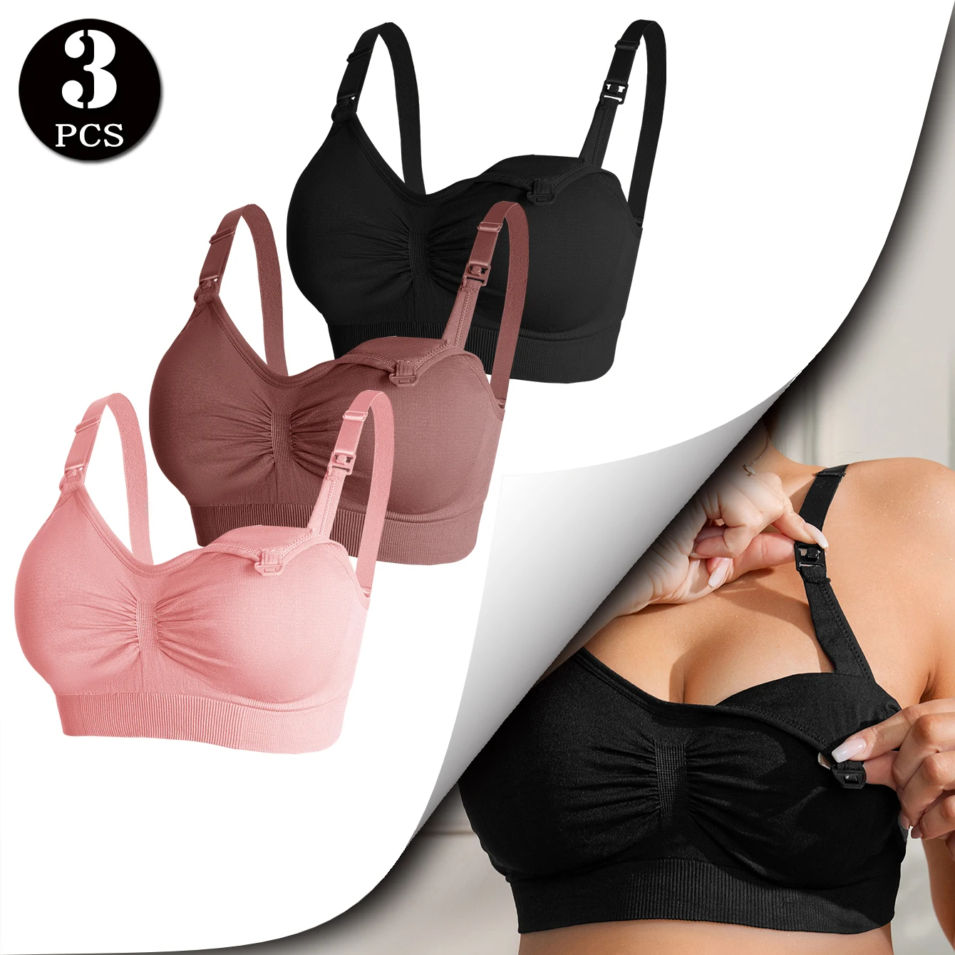 3 предмета нижнего белья для кормления грудью для беременных, бюстгальтер для кормления грудью, открытый бюстгальтер
3 предмета нижнего белья для кормления грудью для беременных, бюстгальтер для кормления грудью, открытый бюстгальтер