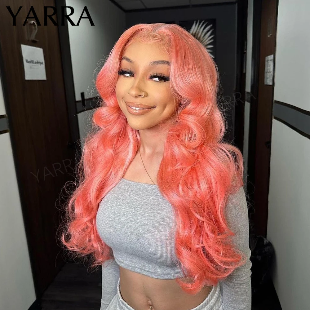 Light Pink 13x4 HD Transparent Lace Frontal Human Hair Wig Brazilian 613 Colored Body Wave Human Hair Lace Frontal Wig For Women
Light Pink 13x4 HD Transparent Lace Frontal Human Hair Wig Brazilian 613 Colored Body Wave Human Hair Lace Frontal Wig For Women