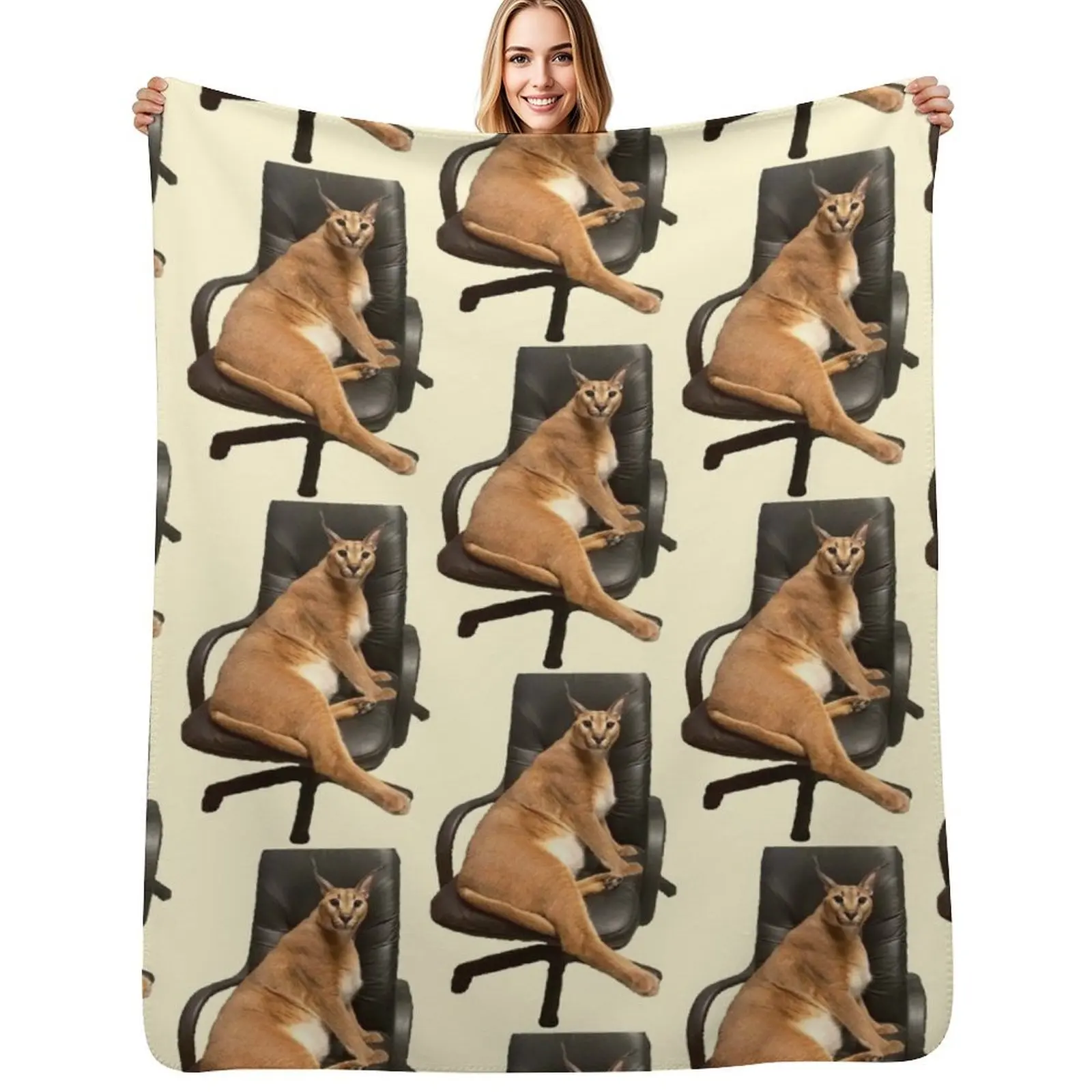 Big Floppa chair Throw Blanket Cozy Light Blanket for Travel Camping Picnic
Big Floppa chair Throw Blanket Cozy Light Blanket for Travel Camping Picnic