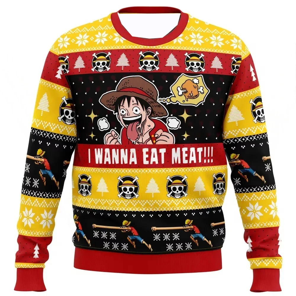 One Piece Luffy Christmas One Piece Ugly Christmas Sweatshirt Cartoon Japan Anime Kids/Adults Pullover Kawaii Tops Couple Hoodie
One Piece Luffy Christmas One Piece Ugly Christmas Sweatshirt Cartoon Japan Anime Kids/Adults Pullover Kawaii Tops Couple Hoodie