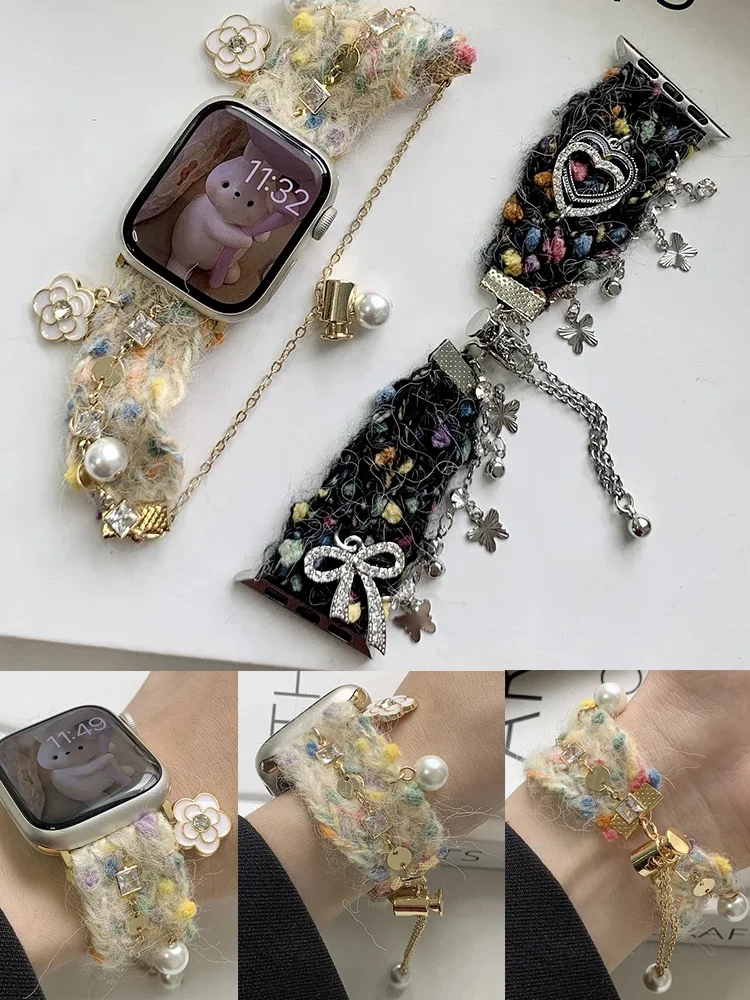 Модный плюшевый ремешок-петля для Apple Watch, ремешок 41 мм, 45 мм, 38 мм, 42 мм, серия 8, 7 6, 5 4 3 SE, 44 мм, 40 мм, женские аксессуары для браслета
Модный плюшевый ремешок-петля для Apple Watch, ремешок 41 мм, 45 мм, 38 мм, 42 мм, серия 8, 7 6, 5 4 3 SE, 44 мм, 40 мм, женские аксессуары для браслета