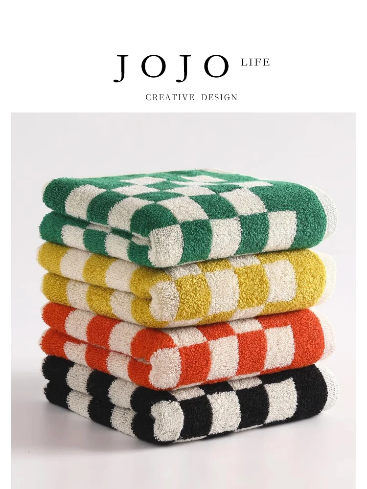 Pure Cotton JOJOS L PD Speech Checkered Face Towel High Absorbency Home Use General Purpose Soft Comfortable Bath Towel
Pure Cotton JOJOS L PD Speech Checkered Face Towel High Absorbency Home Use General Purpose Soft Comfortable Bath Towel