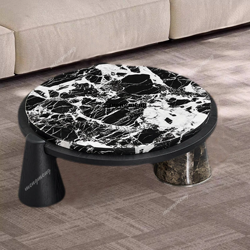 Italian Luxury Marble Coffee Table Round Combination Living Room Side Tables Small Apartment New Mesa De Centro Sala Furniture
Italian Luxury Marble Coffee Table Round Combination Living Room Side Tables Small Apartment New Mesa De Centro Sala Furniture