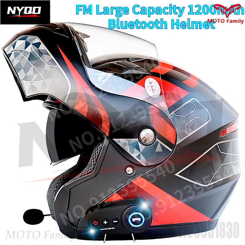 KUQIBAO motorcycle bluetooth helmet double lens uncovered motorcycle helmet with FM large capacity 1200mAh flip helmet
KUQIBAO motorcycle bluetooth helmet double lens uncovered motorcycle helmet with FM large capacity 1200mAh flip helmet