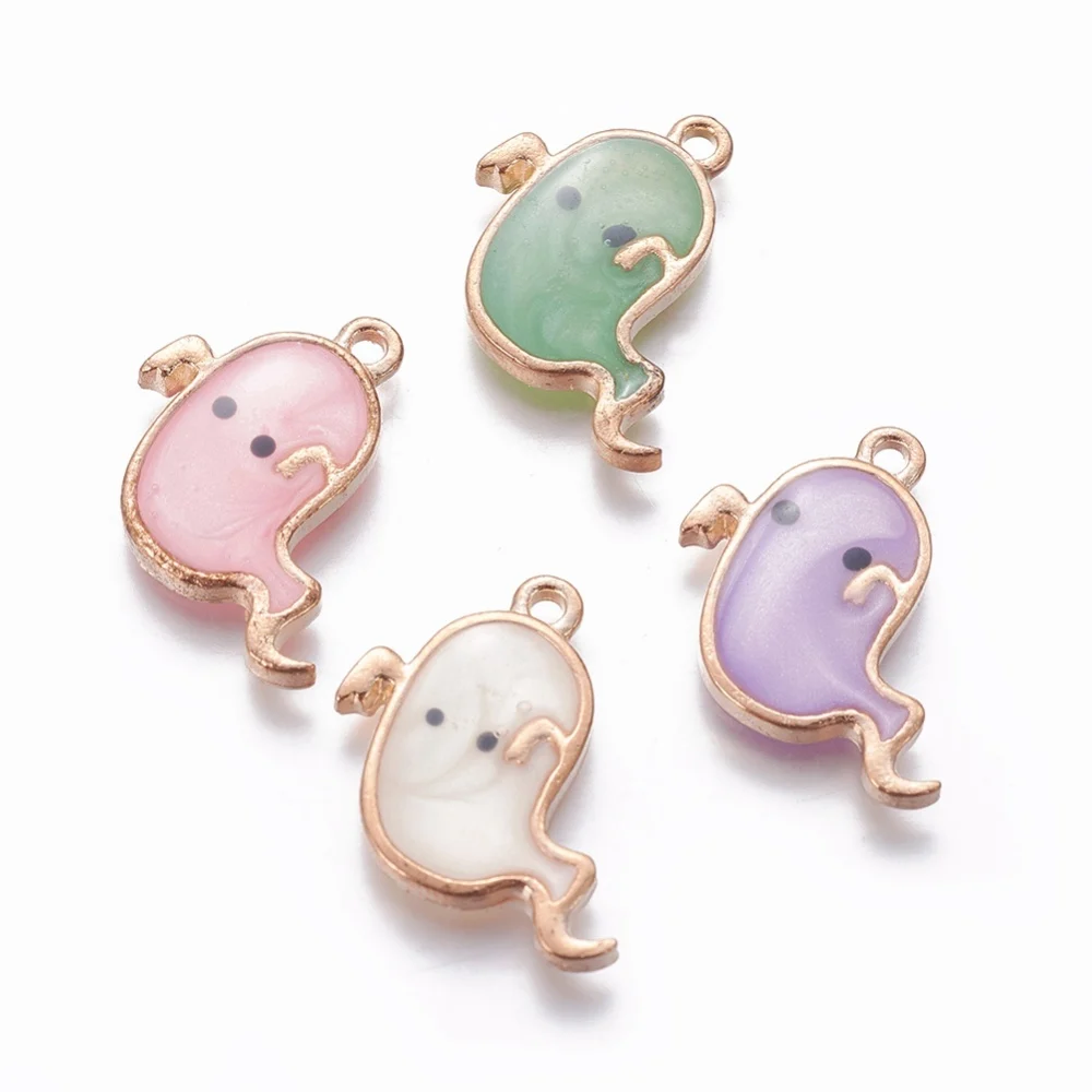 50Pcs Ghost Pendants Alloy Enamel Halloween Theme Charms for Jewelry Making DIY Necklace Bracelet Earring Supplies Accessories
50Pcs Ghost Pendants Alloy Enamel Halloween Theme Charms for Jewelry Making DIY Necklace Bracelet Earring Supplies Accessories