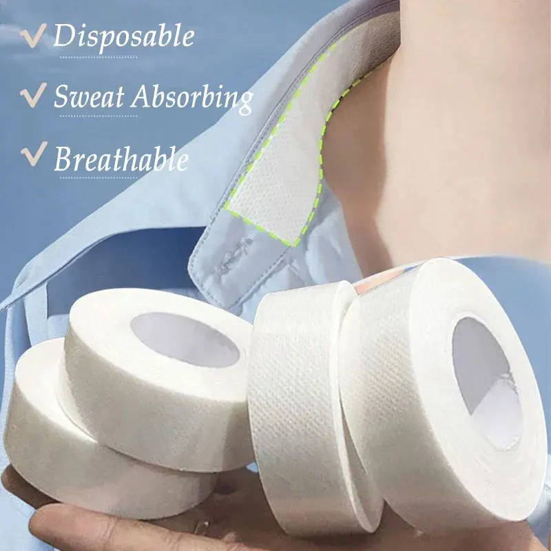 8/80M Hat Shirt Collar Anti-dirty Grime Protector Fixing Sticker Self-adhesive Disposable Tape Rolled Sweat-absorbent Tape
8/80M Hat Shirt Collar Anti-dirty Grime Protector Fixing Sticker Self-adhesive Disposable Tape Rolled Sweat-absorbent Tape
