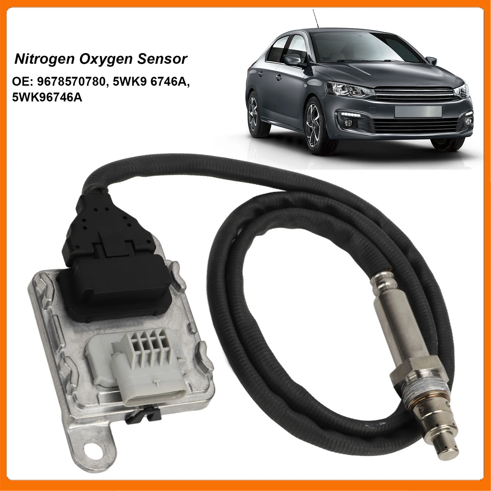 5WK9 6746A Nitrogen Oxygen Sensor 9678570780 Nox Sensor Replacement for C3 C4 DS3 DS4 DS5 1.6 HDi Nitrogen Oxide Exhaust Sensor
5WK9 6746A Nitrogen Oxygen Sensor 9678570780 Nox Sensor Replacement for C3 C4 DS3 DS4 DS5 1.6 HDi Nitrogen Oxide Exhaust Sensor