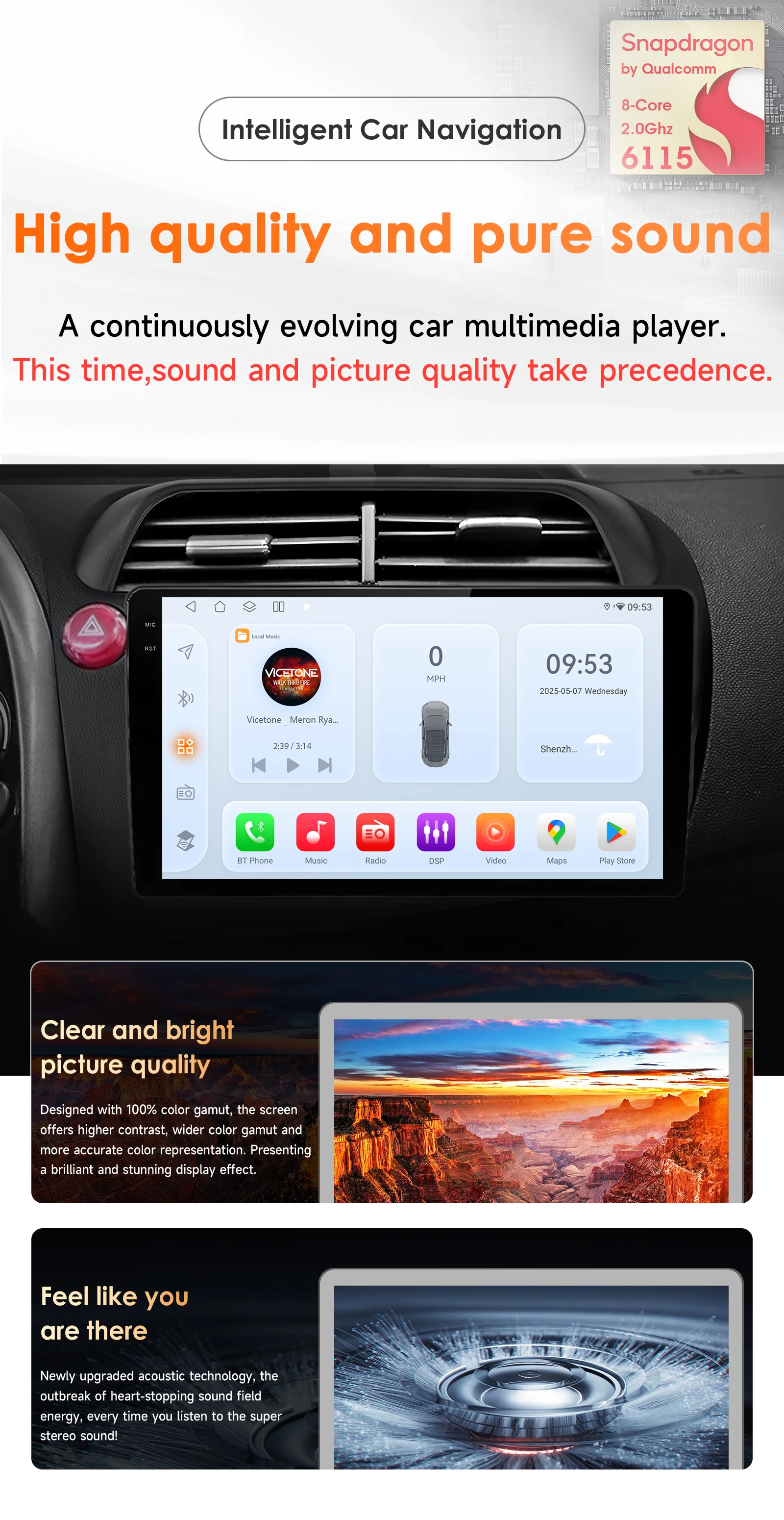 Автомагнитола с Snapdragon 6115, Carplay, Android 14 для Honda Civic Hatchback 2005-2011, GPS, камера 360°, мультимедиа.
Автомагнитола с Snapdragon 6115, Carplay, Android 14 для Honda Civic Hatchback 2005-2011, GPS, камера 360°, мультимедиа.