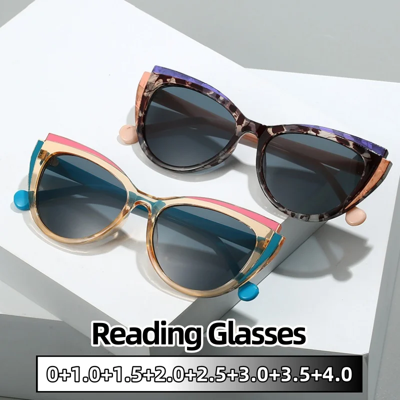 Luxury TR90 Fashionable Cat Eyes Presbyopia Glasses Simplicity Anti-Blue Light UV400 Sun Protection Sunglasses 0 TO +4.0
Luxury TR90 Fashionable Cat Eyes Presbyopia Glasses Simplicity Anti-Blue Light UV400 Sun Protection Sunglasses 0 TO +4.0