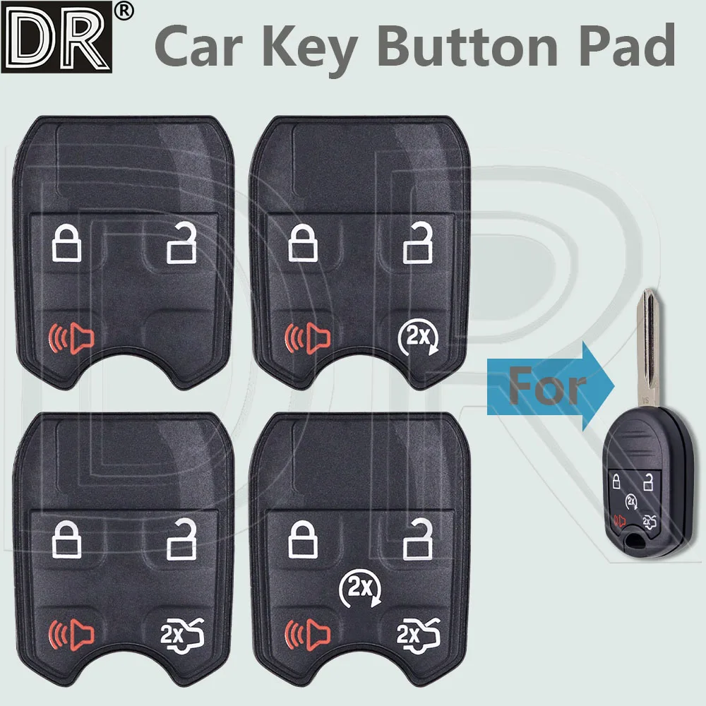DR Car Key Button Pad For Ford F-150 F-250 F-350 F-450 F-550 F-650 F-750 Explorer Expedition Escape Taurus Focus MKX Navigator
DR Car Key Button Pad For Ford F-150 F-250 F-350 F-450 F-550 F-650 F-750 Explorer Expedition Escape Taurus Focus MKX Navigator