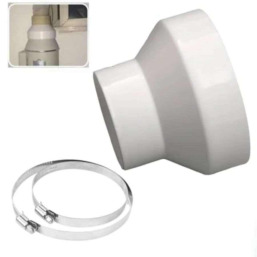 Duct Reducer 6 to 4 inch Air Duct Ater AB Fan or Dryer Vent Ater Havc Pipe Connec for Inline Ventilan ytem, with 2 Hoe p
Duct Reducer 6 to 4 inch Air Duct Ater AB Fan or Dryer Vent Ater Havc Pipe Connec for Inline Ventilan ytem, with 2 Hoe p
